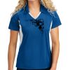 Sport Tek Women's Side Blocked Micropique Sport Wick ® Polo Thumbnail
