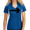Sport Tek Women's Side Blocked Micropique Sport Wick ® Polo Thumbnail