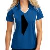 Sport Tek Women's Side Blocked Micropique Sport Wick ® Polo Thumbnail