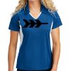 Sport Tek Women's Side Blocked Micropique Sport Wick ® Polo Thumbnail