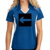 Sport Tek Women's Side Blocked Micropique Sport Wick ® Polo Thumbnail