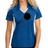 Sport Tek Women's Side Blocked Micropique Sport Wick ® Polo Thumbnail