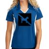 Sport Tek Women's Side Blocked Micropique Sport Wick ® Polo Thumbnail