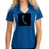 Sport Tek Women's Side Blocked Micropique Sport Wick ® Polo Thumbnail