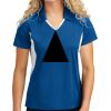 Sport Tek Women's Side Blocked Micropique Sport Wick ® Polo Thumbnail