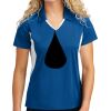 Sport Tek Women's Side Blocked Micropique Sport Wick ® Polo Thumbnail