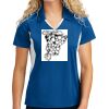 Sport Tek Women's Side Blocked Micropique Sport Wick ® Polo Thumbnail