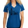 Sport Tek Women's Side Blocked Micropique Sport Wick ® Polo Thumbnail