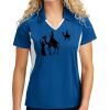 Sport Tek Women's Side Blocked Micropique Sport Wick ® Polo Thumbnail