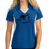 Sport Tek Women's Side Blocked Micropique Sport Wick ® Polo Thumbnail