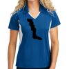 Sport Tek Women's Side Blocked Micropique Sport Wick ® Polo Thumbnail