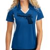 Sport Tek Women's Side Blocked Micropique Sport Wick ® Polo Thumbnail