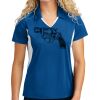 Sport Tek Women's Side Blocked Micropique Sport Wick ® Polo Thumbnail