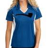 Sport Tek Women's Side Blocked Micropique Sport Wick ® Polo Thumbnail