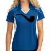 Sport Tek Women's Side Blocked Micropique Sport Wick ® Polo Thumbnail
