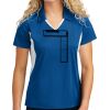 Sport Tek Women's Side Blocked Micropique Sport Wick ® Polo Thumbnail