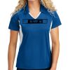 Sport Tek Women's Side Blocked Micropique Sport Wick ® Polo Thumbnail