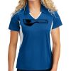Sport Tek Women's Side Blocked Micropique Sport Wick ® Polo Thumbnail