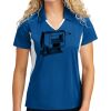 Sport Tek Women's Side Blocked Micropique Sport Wick ® Polo Thumbnail