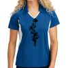 Sport Tek Women's Side Blocked Micropique Sport Wick ® Polo Thumbnail