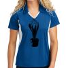 Sport Tek Women's Side Blocked Micropique Sport Wick ® Polo Thumbnail