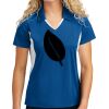 Sport Tek Women's Side Blocked Micropique Sport Wick ® Polo Thumbnail