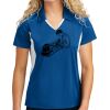 Sport Tek Women's Side Blocked Micropique Sport Wick ® Polo Thumbnail