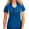 Sport Tek Women's Side Blocked Micropique Sport Wick ® Polo Thumbnail