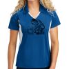 Sport Tek Women's Side Blocked Micropique Sport Wick ® Polo Thumbnail