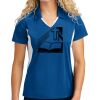 Sport Tek Women's Side Blocked Micropique Sport Wick ® Polo Thumbnail