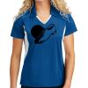 Sport Tek Women's Side Blocked Micropique Sport Wick ® Polo Thumbnail