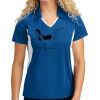 Sport Tek Women's Side Blocked Micropique Sport Wick ® Polo Thumbnail