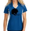 Sport Tek Women's Side Blocked Micropique Sport Wick ® Polo Thumbnail