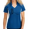Sport Tek Women's Side Blocked Micropique Sport Wick ® Polo Thumbnail