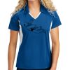 Sport Tek Women's Side Blocked Micropique Sport Wick ® Polo Thumbnail