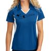 Sport Tek Women's Side Blocked Micropique Sport Wick ® Polo Thumbnail