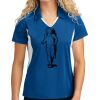 Sport Tek Women's Side Blocked Micropique Sport Wick ® Polo Thumbnail