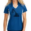 Sport Tek Women's Side Blocked Micropique Sport Wick ® Polo Thumbnail