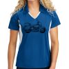 Sport Tek Women's Side Blocked Micropique Sport Wick ® Polo Thumbnail