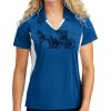 Sport Tek Women's Side Blocked Micropique Sport Wick ® Polo Thumbnail