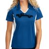 Sport Tek Women's Side Blocked Micropique Sport Wick ® Polo Thumbnail