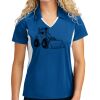 Sport Tek Women's Side Blocked Micropique Sport Wick ® Polo Thumbnail