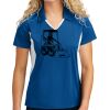 Sport Tek Women's Side Blocked Micropique Sport Wick ® Polo Thumbnail