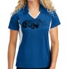 Sport Tek Women's Side Blocked Micropique Sport Wick ® Polo Thumbnail