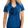 Sport Tek Women's Side Blocked Micropique Sport Wick ® Polo Thumbnail