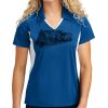 Sport Tek Women's Side Blocked Micropique Sport Wick ® Polo Thumbnail