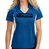 Sport Tek Women's Side Blocked Micropique Sport Wick ® Polo Thumbnail