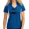 Sport Tek Women's Side Blocked Micropique Sport Wick ® Polo Thumbnail