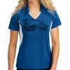 Sport Tek Women's Side Blocked Micropique Sport Wick ® Polo Thumbnail
