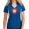Sport Tek Women's Side Blocked Micropique Sport Wick ® Polo Thumbnail